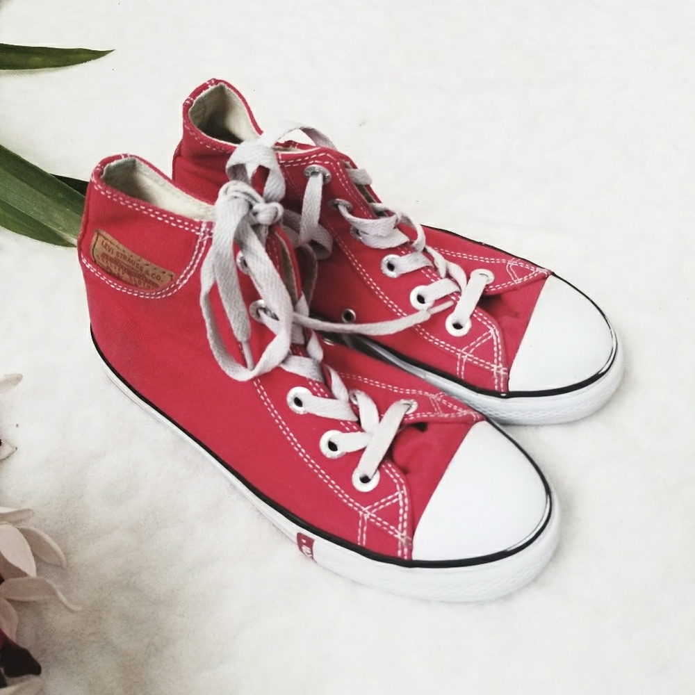 Levis Lace Up High Top Sneakers